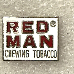 Red Man Chewing Tobacco Corporation Company Advertisement Lapel Hat Pin